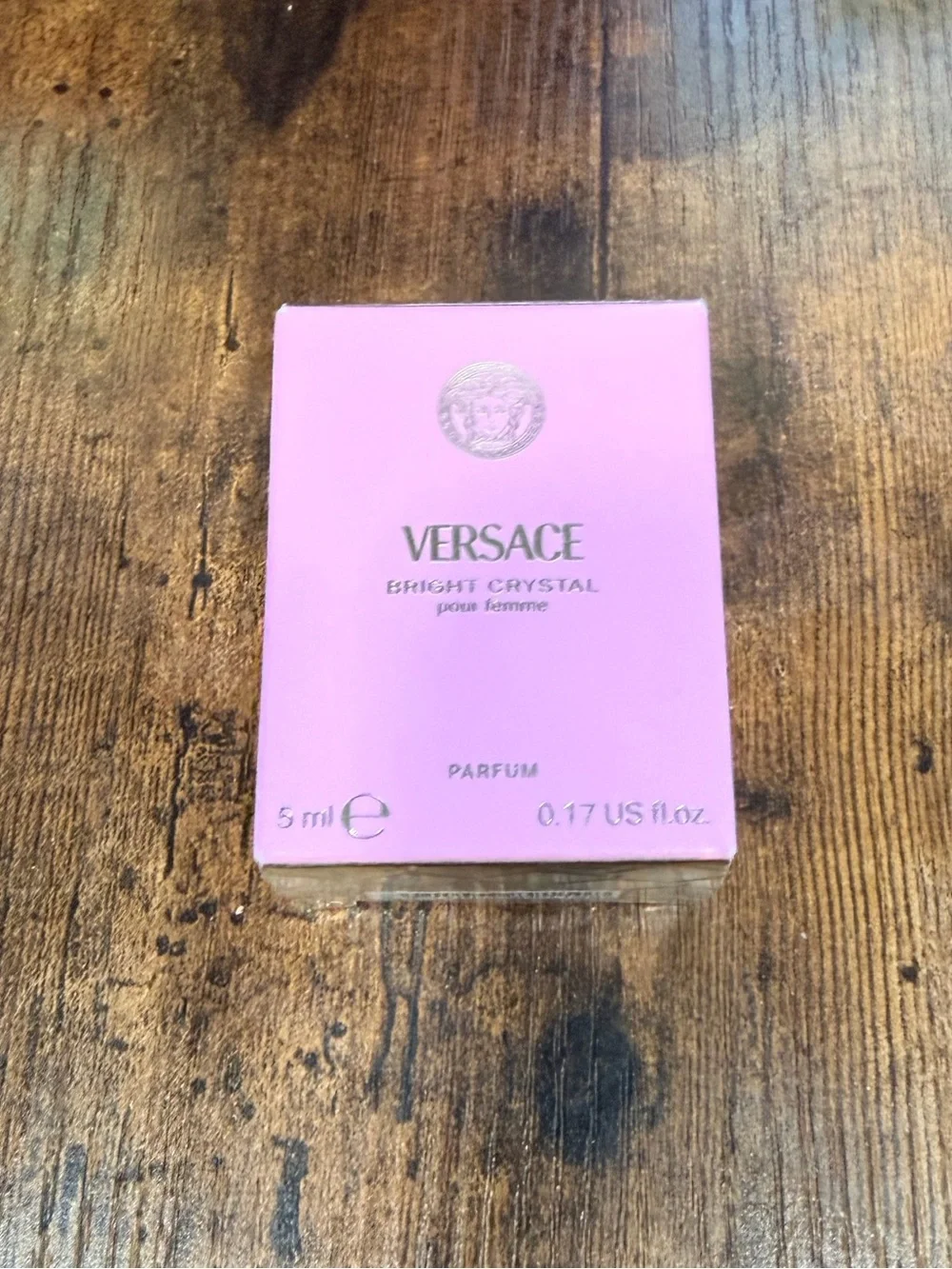 Versace Bright Crystal Pink Fragrance Bottle